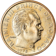 Coin, Monaco, Rainier III, 5 Centimes, 1978, MS(63), Aluminum-Bronze, KM:156