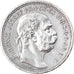 Moneta, Ungheria, Franz Joseph I, Korona, 1915, Kremnitz, BB+, Argento, KM:492
