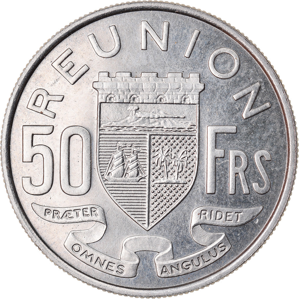 Coin, Réunion, 50 Francs, 1962, MS(63), Nickel, KM:12