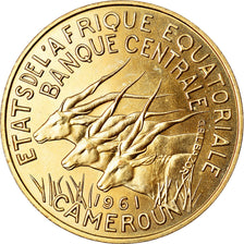 Coin, EQUATORIAL AFRICAN STATES, Cameroun, 10 Francs, 1961, Paris, ESSAI