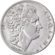 Moneta, Albania, Lek, 1931, MB, Nichel, KM:5