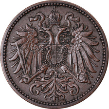 Coin, Austria, Franz Joseph I, 2 Heller, 1911, AU(50-53), Bronze, KM:2801