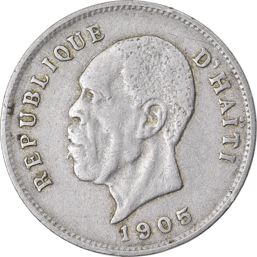Coin, Haiti, 5 Centimes, 1905, EF(40-45), Copper-nickel, KM:53