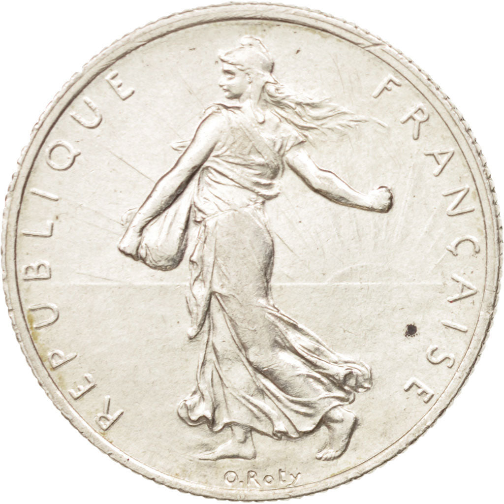 Frankreich, Semeuse, 2 Francs, 1918, Paris,AU(55-58),Silber,KM:845.1,Gadoury 532