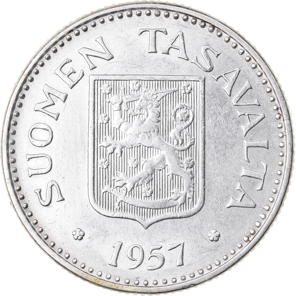 Coin, Finland, 200 Markkaa, 1957, FDC, MS(65-70), Silver, KM:42