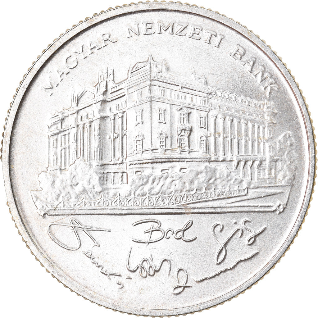 Moneda, Hungría, 200 Forint, 1993, MBC+, Plata, KM:689