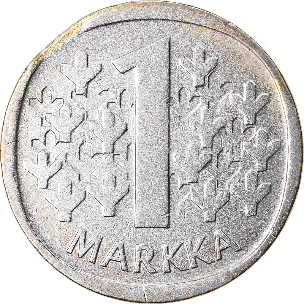 Coin, Finland, Markka, 1965, AU(50-53), Silver, KM:49