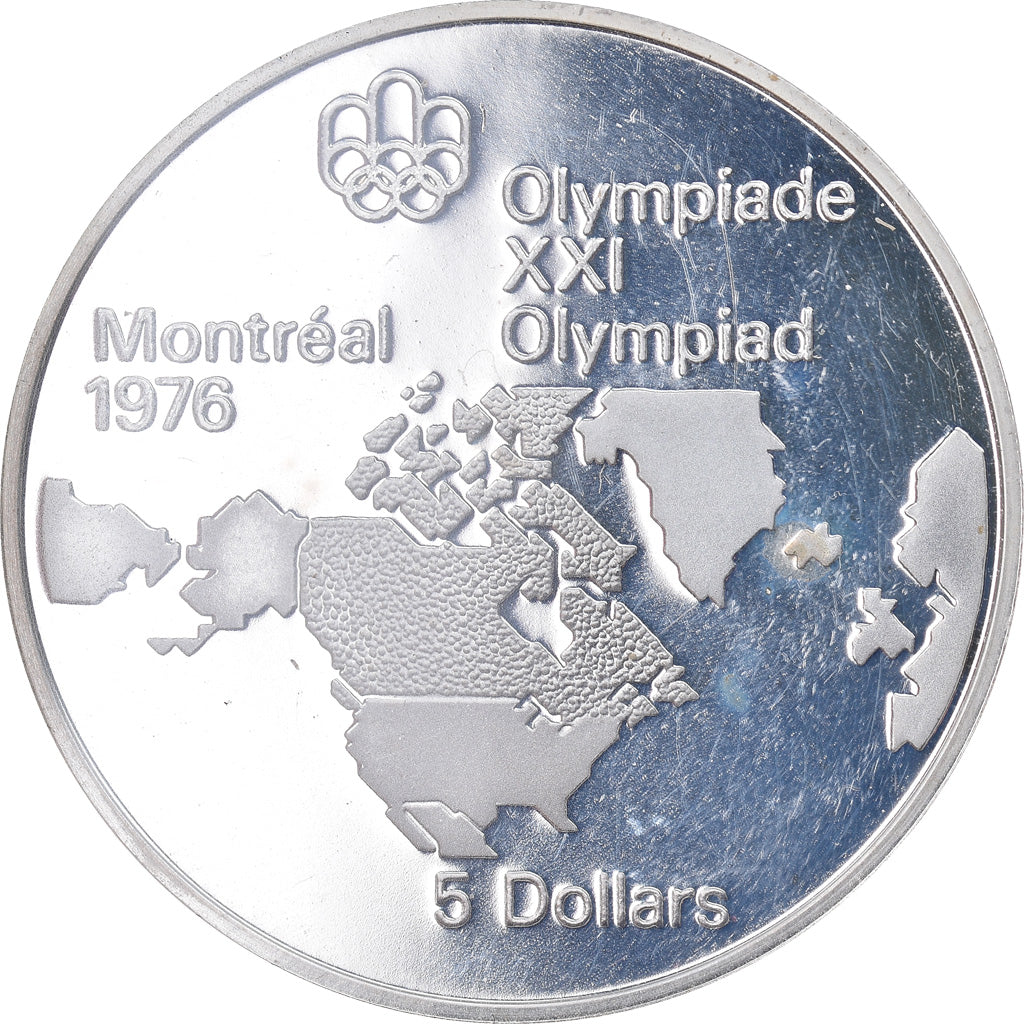 Coin, Canada, Elizabeth II, 5 Dollars, 1973, Royal Canadian Mint, Ottawa, BE