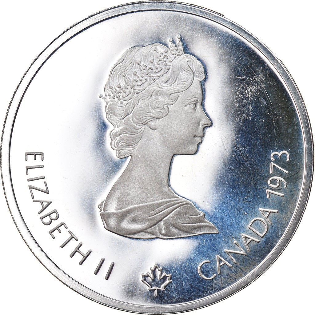 Moneta, Canada, Elizabeth II, 10 Dollars, 1973, Royal Canadian Mint, Ottawa, BE
