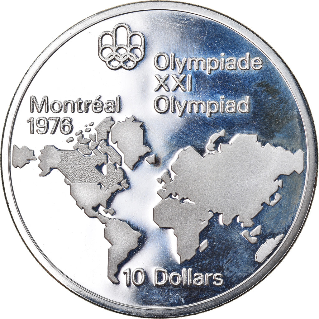 Moneta, Canada, Elizabeth II, 10 Dollars, 1973, Royal Canadian Mint, Ottawa, BE