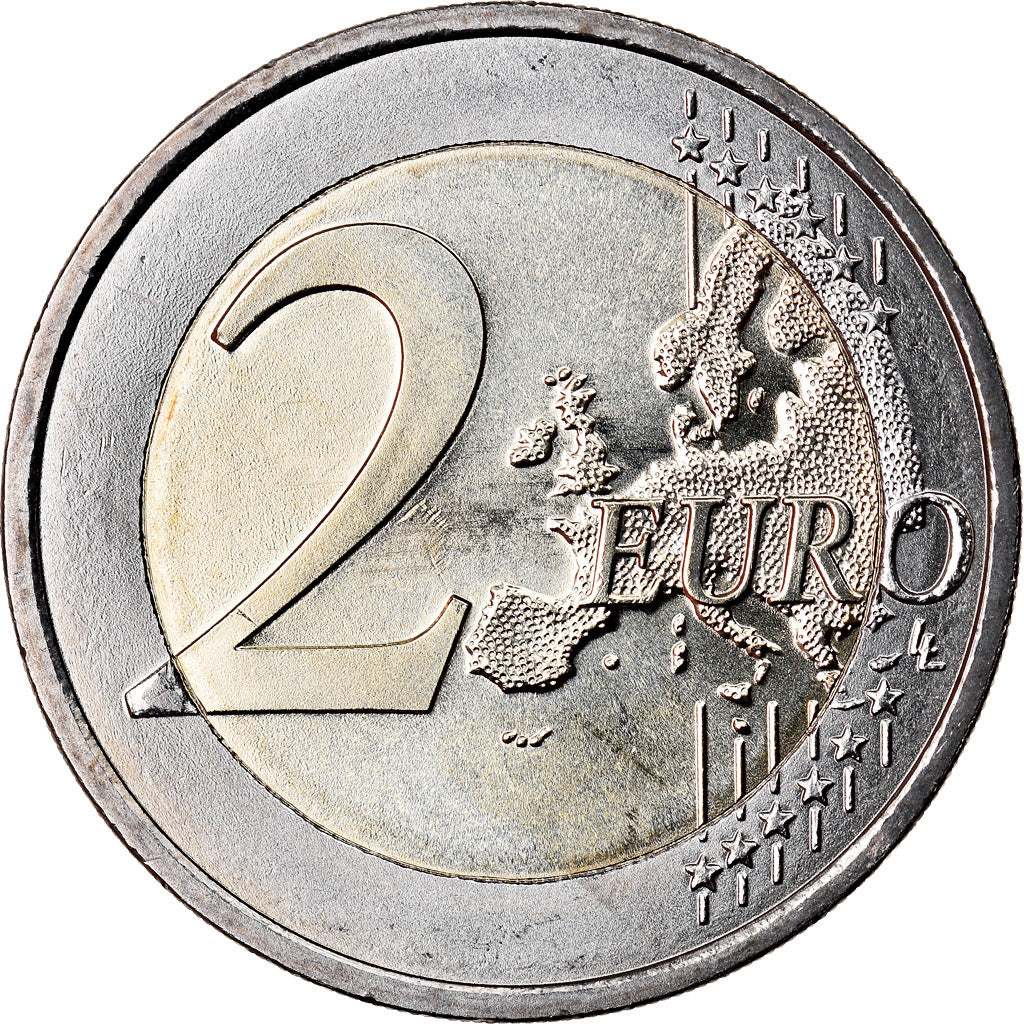 Áustria, 2 Euro, 2017, MS(63), Bimetálico