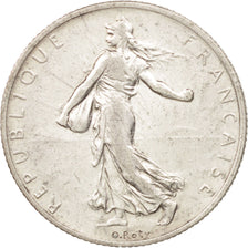 France, Semeuse, 2 Francs, 1914, Paris, EF(40-45), Silver, KM:845.1, Gadoury:532