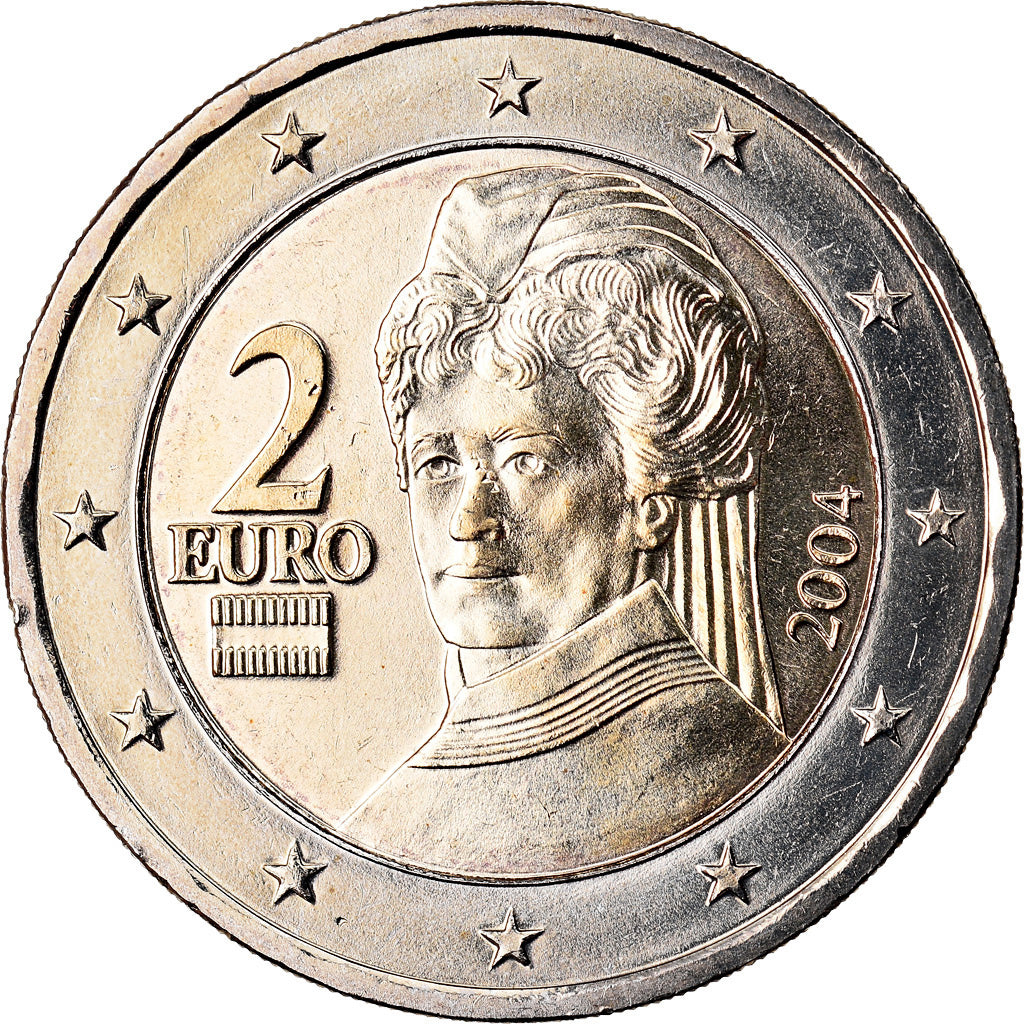 Austria, 2 Euro, 2004, SC, Bimetálico, KM:3089