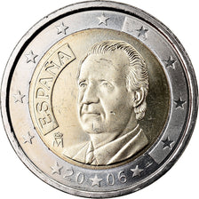 Spagna, 2 Euro, 2006, BB+, Bi-metallico, KM:1047