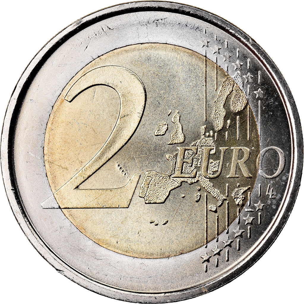 Spagna, 2 Euro, 2006, BB+, Bi-metallico, KM:1047