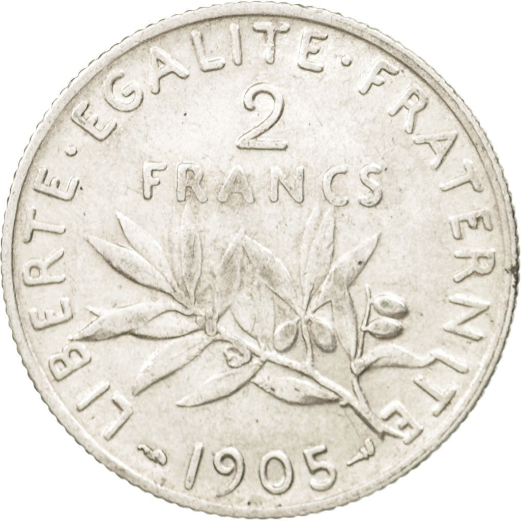 Monnaie, France, Semeuse, 2 Francs, 1905, Paris, TTB, Argent, KM:845.1
