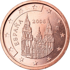 Spanien, 2 Euro Cent, 2006, SS+, Copper Plated Steel, KM:1041