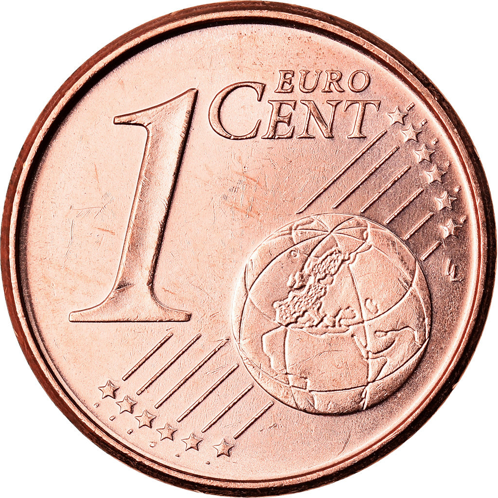 Hiszpania, Euro Cent, 2006, Madrid, AU(50-53), Miedź platerowana stalą