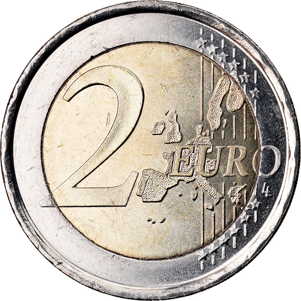 España, 2 Euro, 2002, SC, Bimetálico, KM:1047