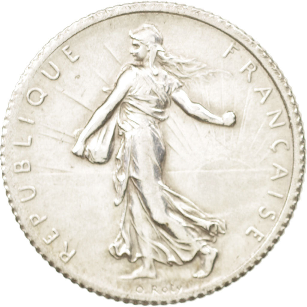 France, Semeuse, Franc, 1920, Paris, AU(55-58), Silver, KM:844.1, Gadoury:467