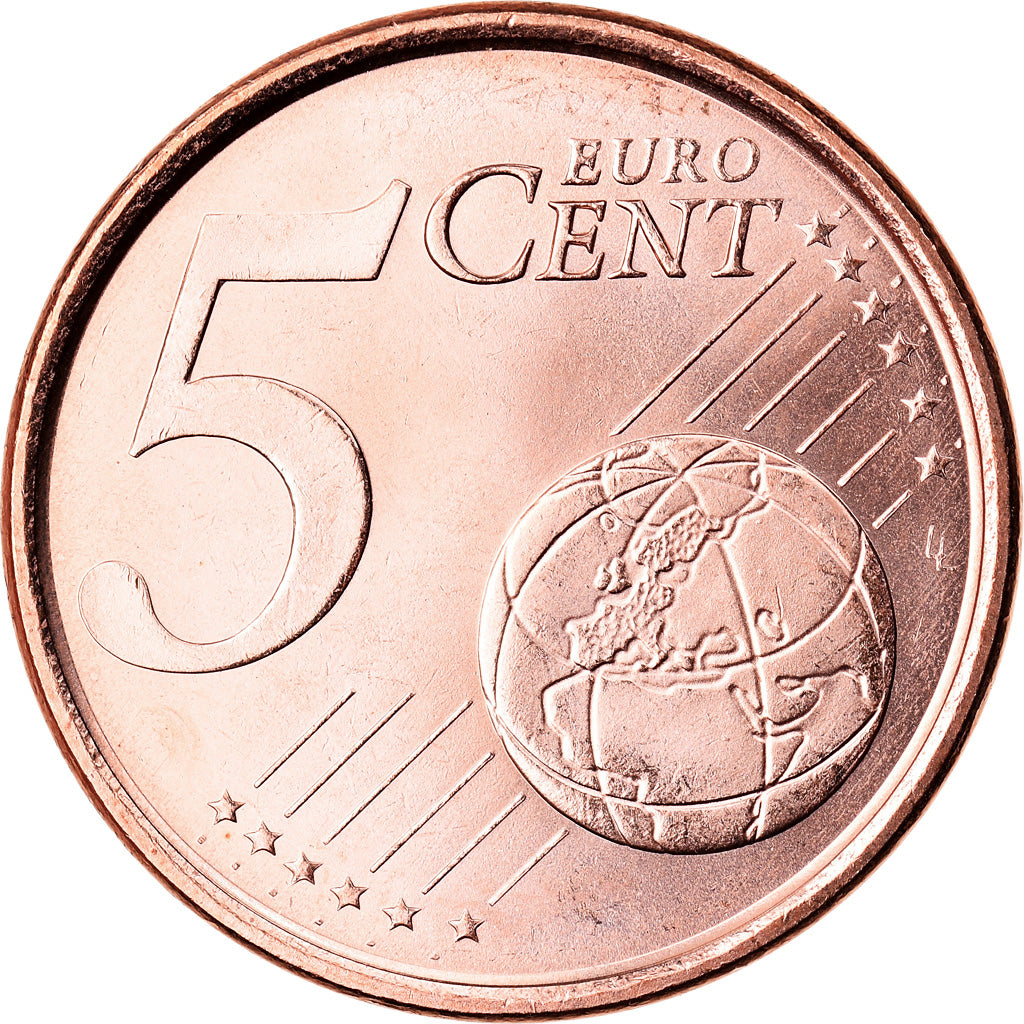 Spain, 5 Euro Cent, 2002, MS(63), Copper Plated Steel, KM:1042