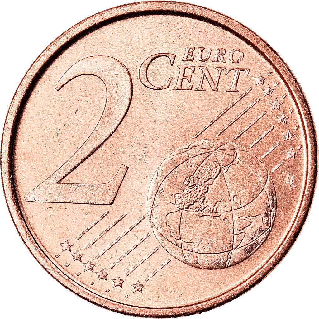 Spain, 2 Euro Cent, 2002, MS(63), Copper Plated Steel, KM:1041