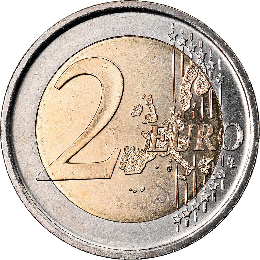 España, 2 Euro, 1999, MBC+, Bimetálico, KM:1047