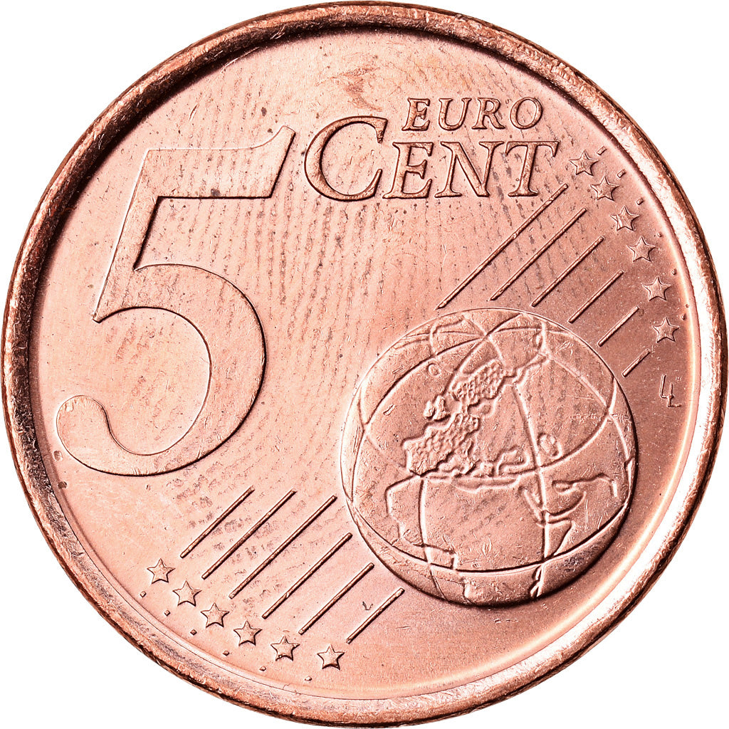 Spain, 5 Euro Cent, 1999, AU(50-53), Copper Plated Steel, KM:1042