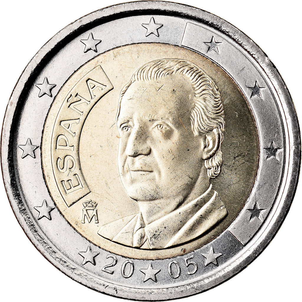 Spain, 2 Euro, 2005, MS(63), Bi-Metallic, KM:1047