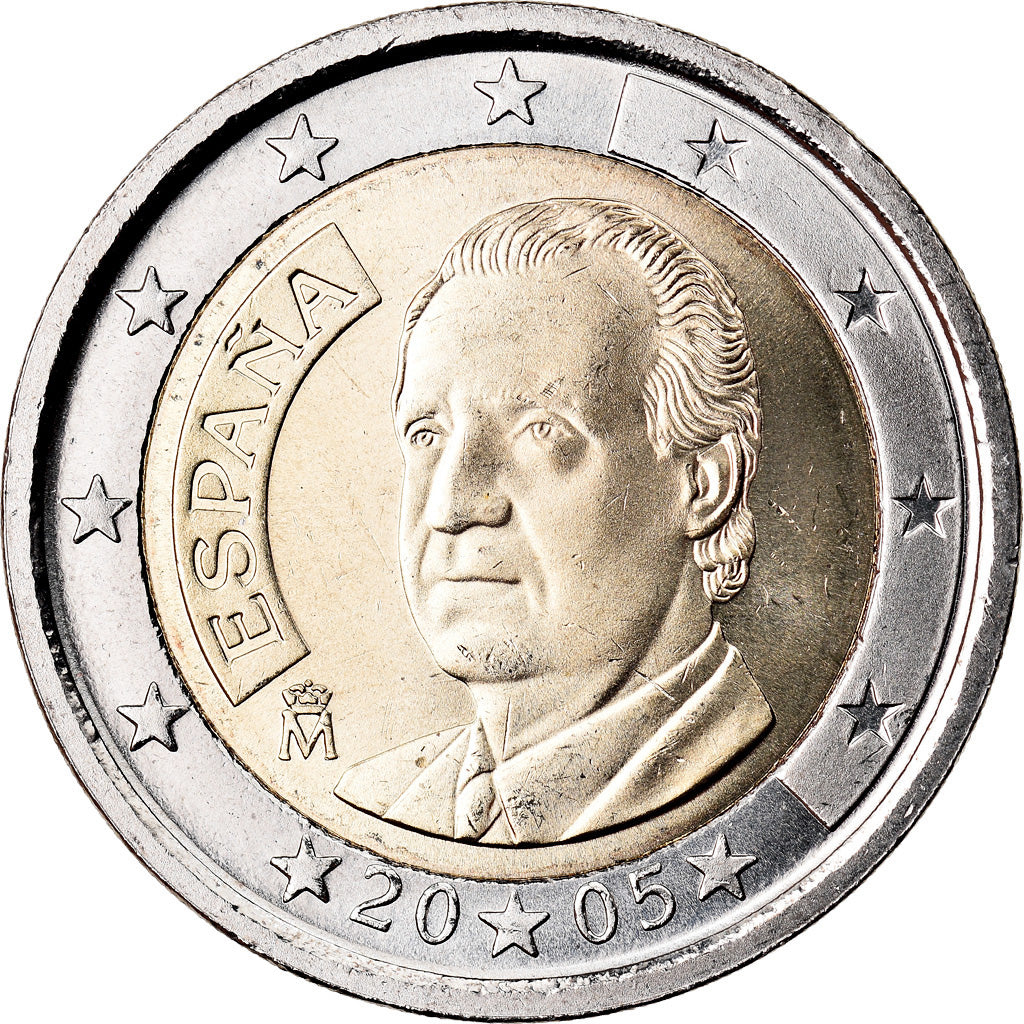 Spagna, 2 Euro, 2005, SPL, Bi-metallico, KM:1047