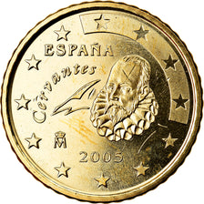 España, 50 Euro Cent, 2005, SC, Latón, KM:1045