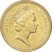 Great Britain, Elizabeth II, Pound, 1985, AU(50-53), Nickel-brass, KM:941