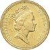 Great Britain, Elizabeth II, Pound, 1985, AU(50-53), Nickel-brass, KM:941