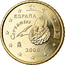 Spain, 50 Euro Cent, 2009, MS(63), Brass, KM:1072