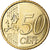 Espagne, 50 Euro Cent, 2009, SPL, Laiton, KM:1072