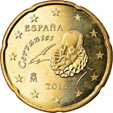 Spagna, 20 Euro Cent, 2015, SPL, Ottone