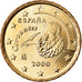 España, 10 Euro Cent, 2000, SC, Latón, KM:1043