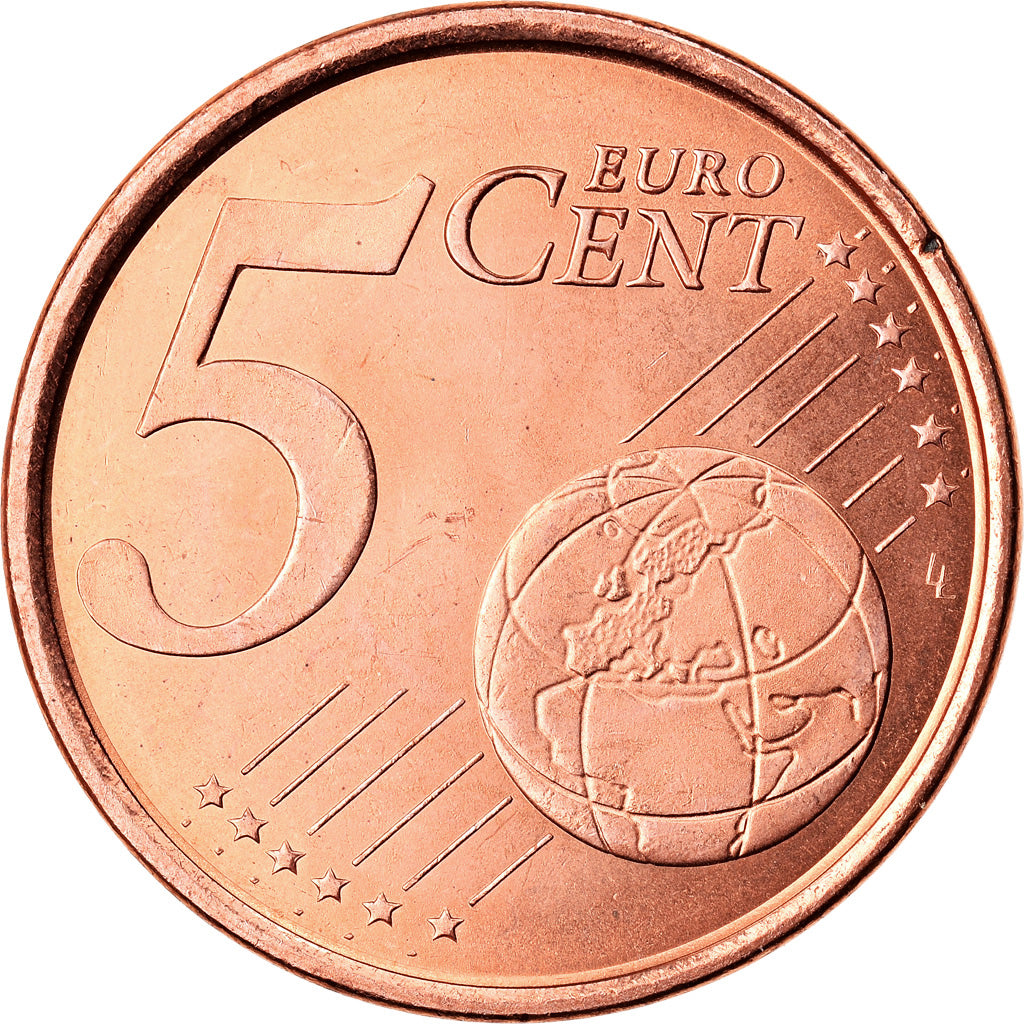 Spain, 5 Euro Cent, 2000, AU(50-53), Copper Plated Steel, KM:1042