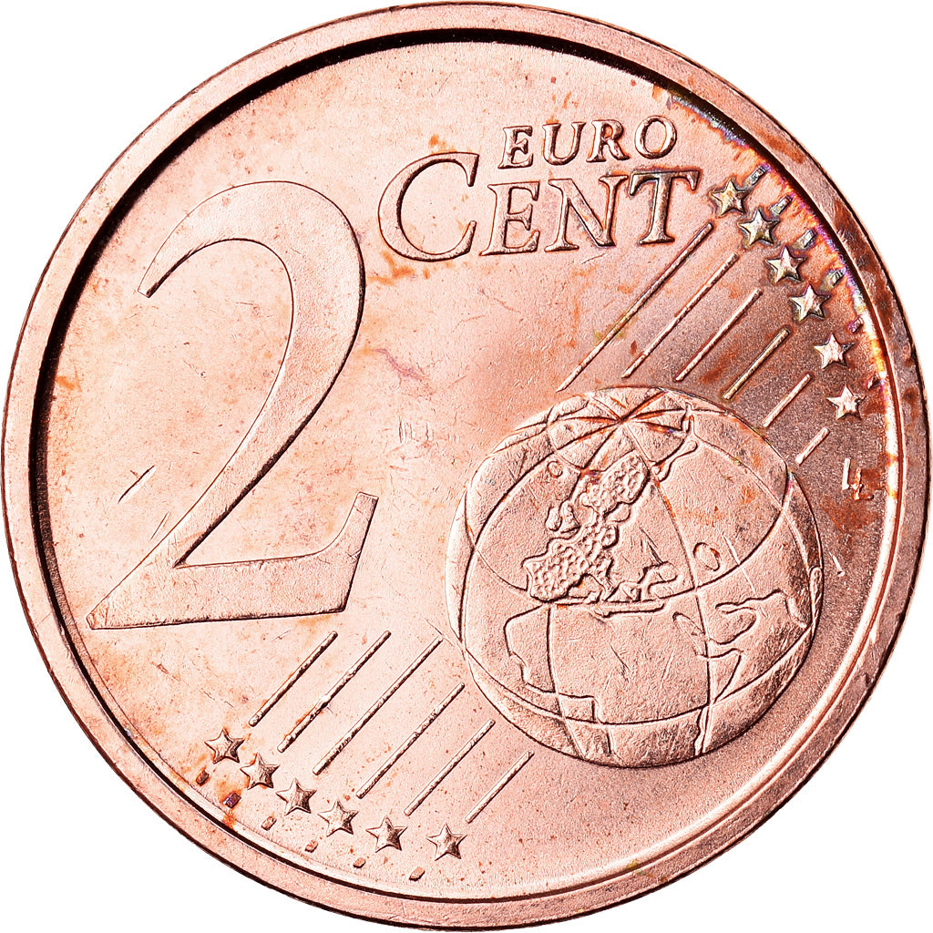 España, 2 Euro Cent, 2000, MBC+, Cobre chapado en acero, KM:1041