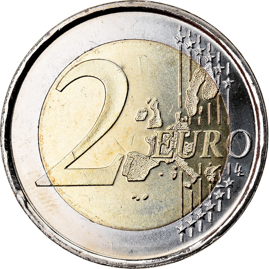 Spain, 2 Euro, 2004, MS(63), Bi-Metallic, KM:1047