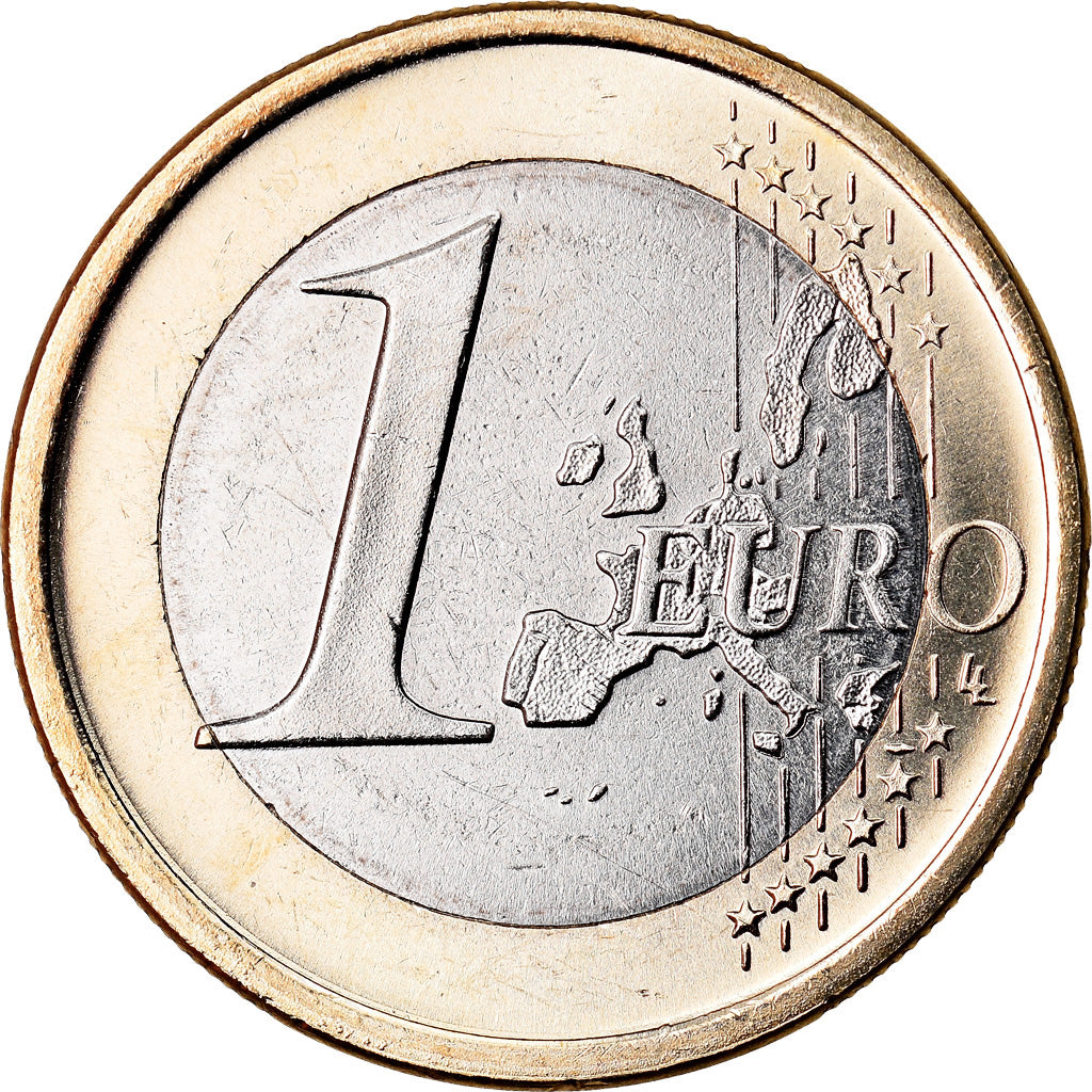 Spagna, Euro, 2004, BB+, Bi-metallico, KM:1046
