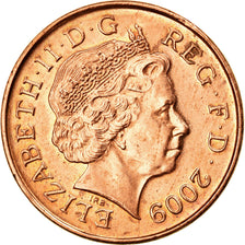 Coin, Great Britain, Elizabeth II, Penny, 2009, AU(55-58), Copper Plated Steel