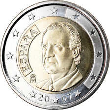 Spain, 2 Euro, 2007, MS(63), Bi-Metallic, KM:1074