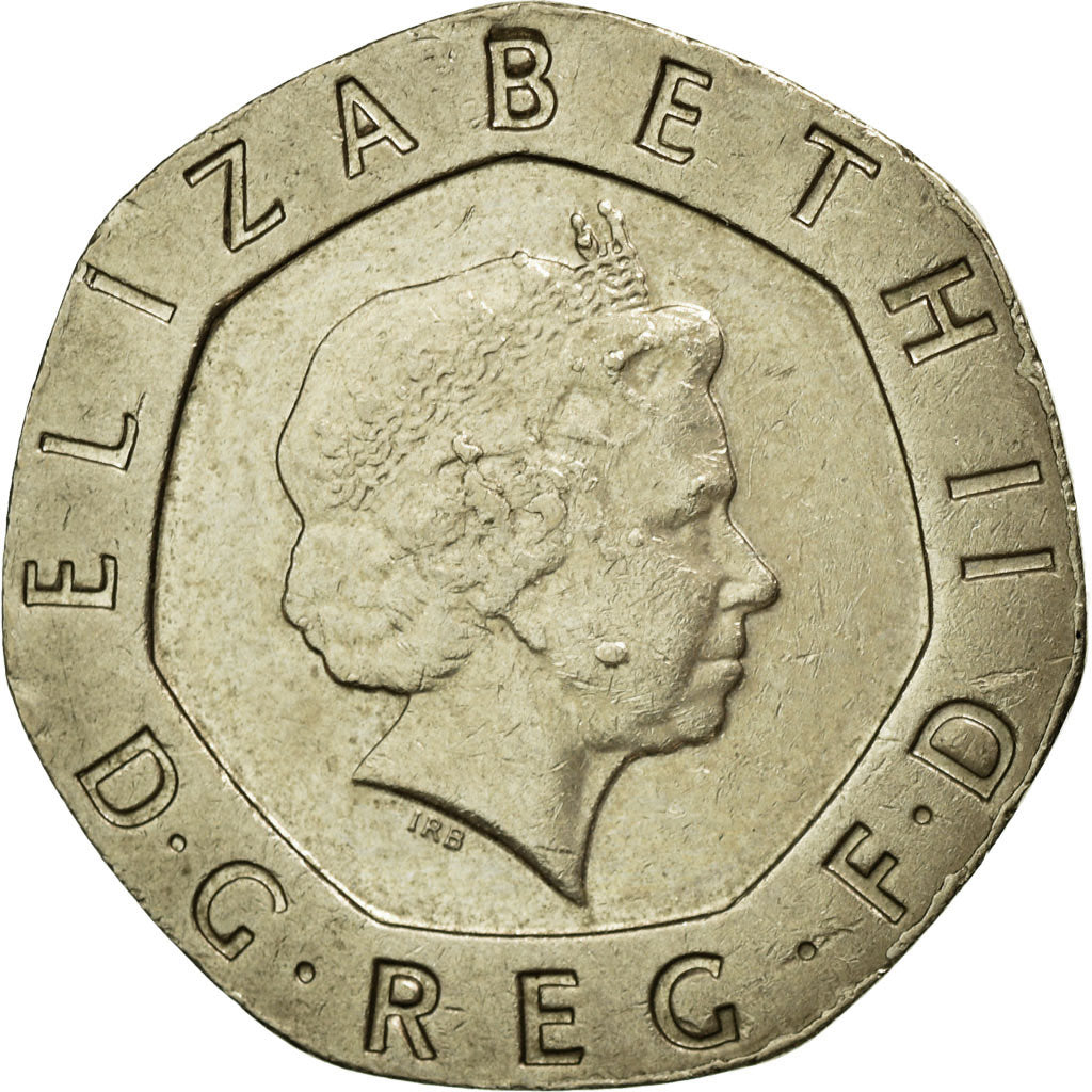 Coin, Great Britain, Elizabeth II, 20 Pence, 2006, AU(50-53), Copper-nickel