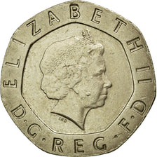 Coin, Great Britain, Elizabeth II, 20 Pence, 2006, AU(50-53), Copper-nickel