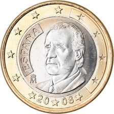 Spagna, Euro, 2008, SPL, Bi-metallico, KM:1073