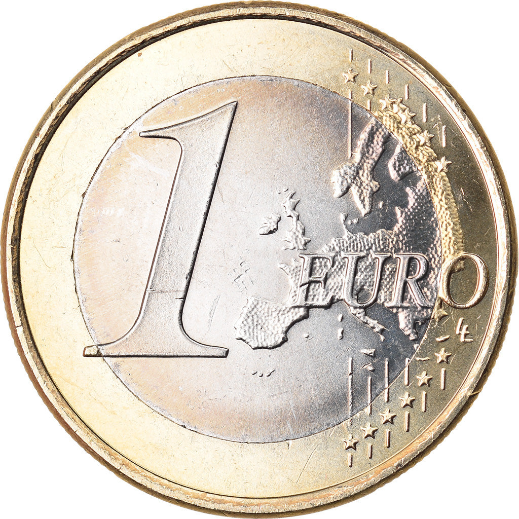 Spanien, Euro, 2008, UNZ, Bi-Metallic, KM:1073