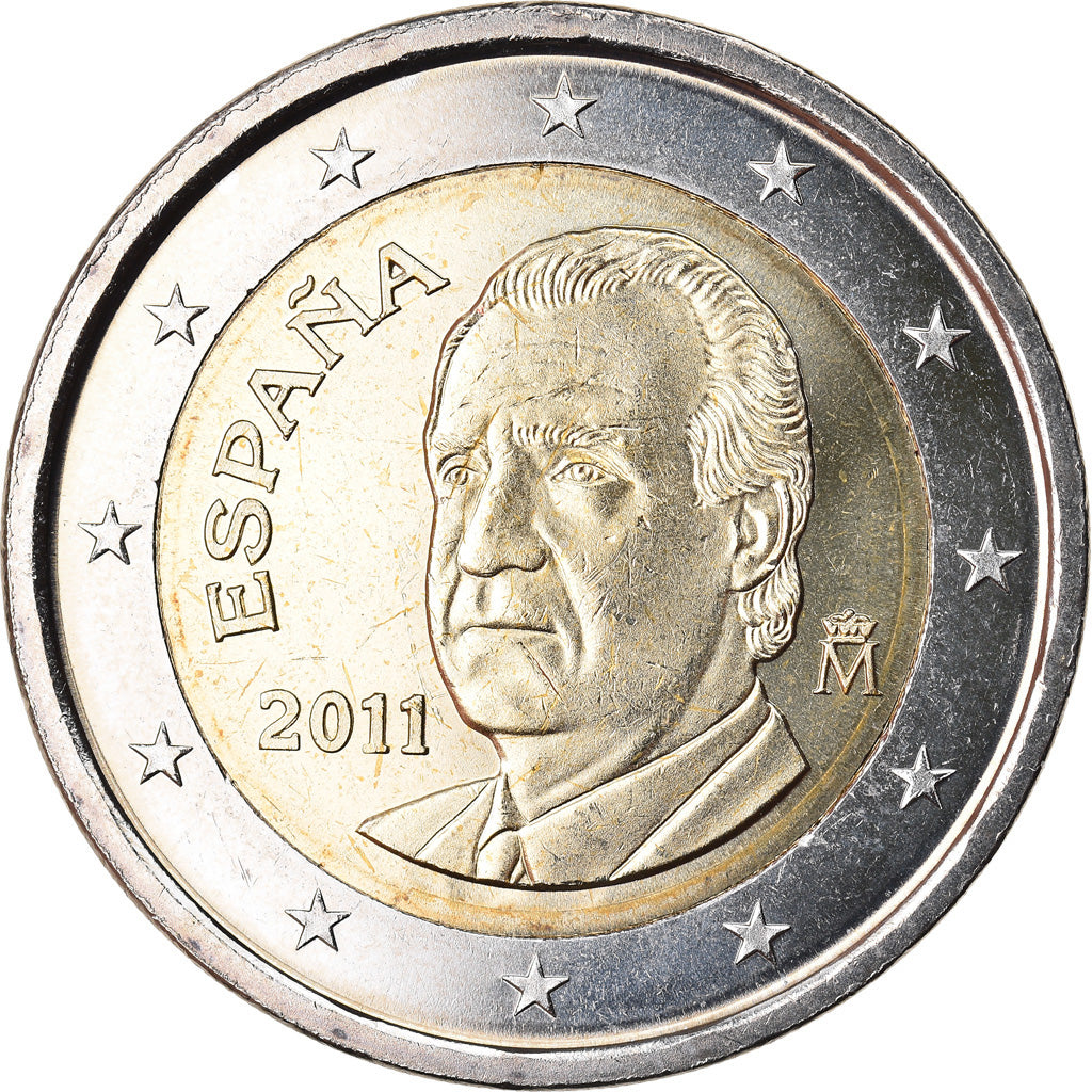 Spanien, 2 Euro, 2011, UNZ, Bi-Metallic, KM:1151