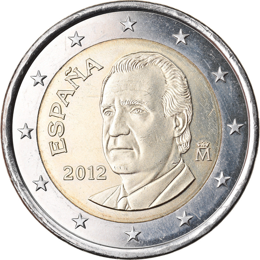 Spain, 2 Euro, 2012, AU(50-53), Bi-Metallic, KM:1151