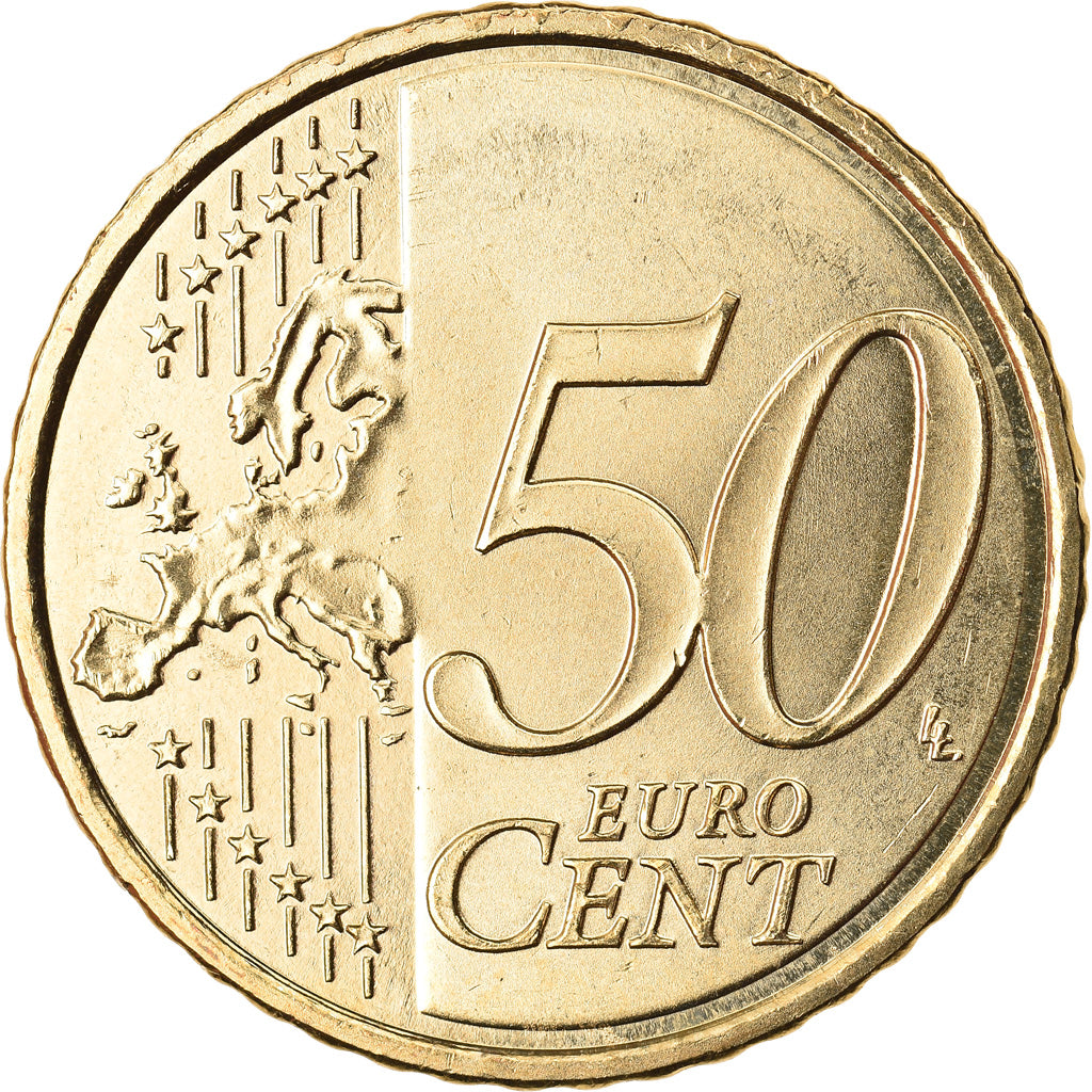 Spain, 50 Euro Cent, 2012, MS(63), Brass, KM:1149